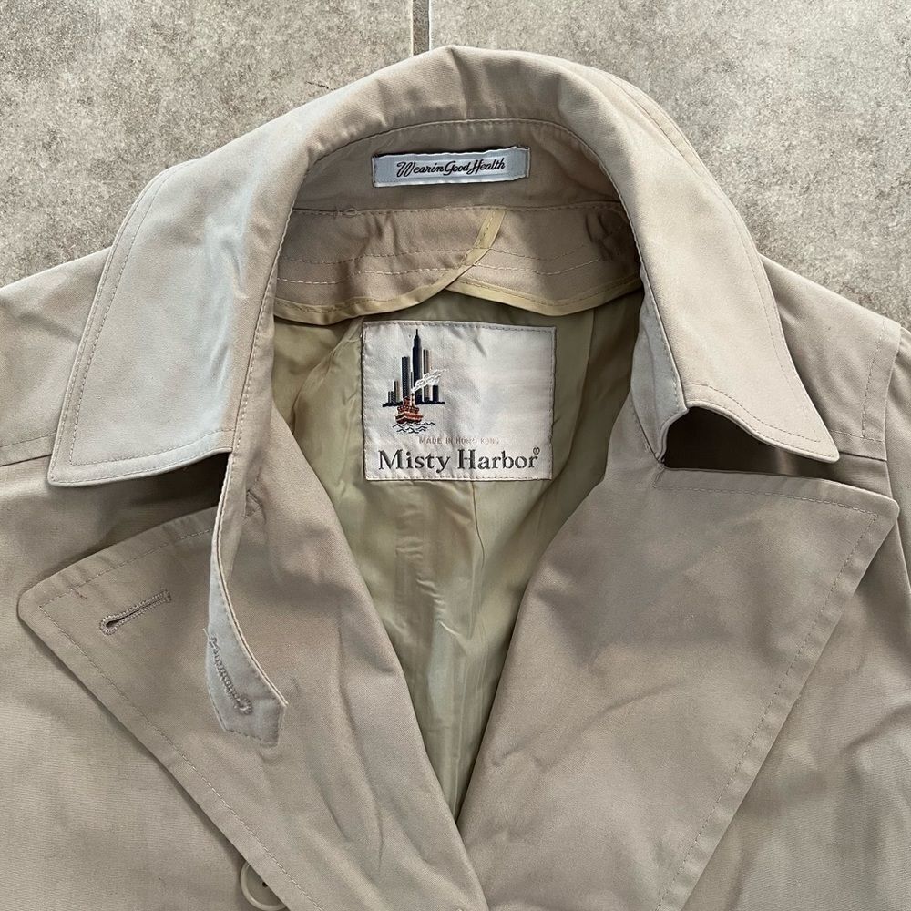 Misty Harbor Trench Coat Medium